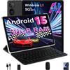 DMOAO Tablet 10 Pollici Android 15 con 30 GB RAM + 2TB ROM Espansione, FHD Table