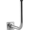 Extralink L250x400 Supporto Antenna da Parete 250x400 mm Non Originale, Staffa per Parabola Satellitare e Antenne TV LTE, Acciaio Zincato, Tubo 38 mm, per Muro e Facciata, Montaggio Stabile