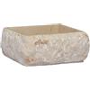 vidaXL Lavandino Crema 30x30x13 cm in Marmo