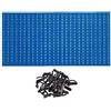 FERROELETTRA Pannello Portautensili 980x460mm in Lamiera Verniciata - Kit Ganci Incluso - Pannello Porta Attrezzi da Parete per Organizzazione Utensili - Parete Attrezzata Officina (1, Blu)