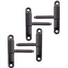 SOTOOLS - 4 nastri per porta da avvitare, M8 x 50 mm, laccati di colore | Con perni, tecnologia scorrevole esente da manutenzione, per porte fino a 40 kg.