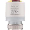 Wengart Attuatore Termico NC (Normalmente Chiuso) 230V, Testina Elettrotermica 2 Fili per Collettore Riscaldamento a Pavimento e Radiatori, Attacco M30x1.5, con Indicatore di Stato Rosso, WG2220