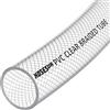 AP Automotive Tubo flessibile in plastica trasparente rinforzata per aria, acqua, olio, gas, cibo, in PVC, diametro interno 25 mm, lunghezza 3 m