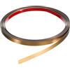 QUARKZMAN 5m x 10mm Profilo Parete Adesivo con Autoadesivo, Profilo in Acciaio Inossidabile con Finitura a Specchio per Bordo Parete Soffitto Pavimento Mobile Piastrella, Colore Rosa Oro