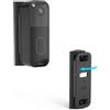 HOLACA Supporto compatibile con videocitofono Blink (2K+, batteria/cablato, ultima generazione), orientabile fino a 45° (videocitofono non incluso), supporto per videocitofono nero