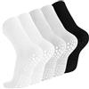 peiqiup Calzini Antiscivolo Yoga Donna, Antiscivolo Calze Donna, per Yoga, Pilates, Fitness, Danza