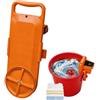 Generic Lavatrice portatile secchio for secchi 5 galloni,timer digitale | Agitatore for bucato secchio 5 galloni display LED, rotazione bidirezionale, for dormitori appartamenti viaggio(Orange)