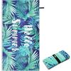 Pameil Telo Mare Microfibradi 100x200cm, Asciugamani Microfibra e Resistente Alla Sabbia, Telo Palestra Leggero e ad Asciugatura Rapida Adattoper Spiaggia, Palestra, Viaggi, Sauna, C04-042-03
