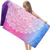 Pameil Telo mare XXL Asciugamano da bagno in microfibra 200 x 100 cm, asciugamano da spiaggia compatto in microfibra resistente alla sabbia, asciugamano da viaggio leggero e ad asciugatura rapida per