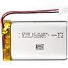 EEMB 3,7V 2000mAh Batteria Litio Polimero 103454 con connettore JST2.0
