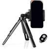 Kilby Mini Treppiede Smartphone Tascabile Portatile - [3 in 1] Mini Treppiede Cellulare Portatile con Telecomando Wireless, Rotazione 360°, Treppiede Portatile con vite 1/4 per iPhone/Android (Essential)
