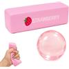 Henjunu Squishy Butter alla fragola e olio di cocco - Antistress | Squishy Butter all'olio di cocco (rosa, profumazione fragola) - Giocattolo antistress per bambini e adulti