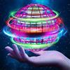 ANOEPUY Palla Volante,Palla Volante Magica UFO Ball,LED Flying Boomerang Orb Regalo Bambino Adulto (Viola)