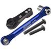GPM Losi 1:10 Lasernut U4 Tenacity LOS03028 / Tenacity Db PRO LOS03027V2 Aggiornamento Parti Aluminium Tie Rod + 25T Servo Horn - 5Pc Set Black