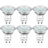Lepro Lampadina LED GU10 4W 2700K 325lm 6Pz | Illuminazione calda uniforme, confezione multipla per sostituire faretti tradizionali in casa