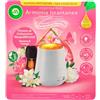 FEI FAN Profumatore per Ambienti, Armonia Istantanea, Confezione con 1 Diffusore di Oli Essenziali e 1 Ricarica per Diffusore di Oli Essenziali alla Fragranza Peonia e Gelsomino