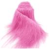 DoIove Tessuto in pelliccia sintetica tagliato su misura, Pelliccia Shaggy 45 x 170 cm per artigianato, tute in pelliccia, costumi cosplay, cucito, moquette, decorazione, Mezzo iarda Rosa