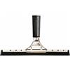 GEVENIT Tergivetro Professionale Acciaio Inox Gomma Nera 25 cm | Larghezza 25 cm, ideale per finestre, specchi, box doccia e superfici vetrate di piccole dimensioni.