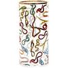 SELETTI Vaso Toiletpaper Snakes 30 cm | Vaso in Vetro Toiletpaper Home Seletti - Design Iconico con Stampe SurrealisteIl Vaso in Vetro Toiletpaper Home Seletti nas