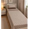 GX GARGIX Completo Letto Singolo Flanella - Varie Fantasie, Ideale per l'Inverno (SSOFS-13, SINGOLO)