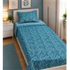 GX GARGIX Completo Letto Singolo Flanella - Varie Fantasie, Ideale per l'Inverno (SSOFS-16, SINGOLO)
