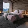 L'Emporio Casa Set Lenzuola in Flanella, Cotone Italiano 100% Pettinato, Anti-Pilling Varie Misure (Fiore Rosa, Matrimoniale)