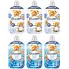 Coccolino Ammorbidente Concentrato Aria di Primavera + Delicato e Soffice Nuvola di Cotone, Ammorbidente Lavatrice, Freschezza Lunga Durata, 87 Lavaggi, Confezione da 6 (3+3)