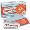 MERKUR Shaving Factory Merkur Traditionell Platin Sicherheits-lamette da barba, 1 pacchetto (1 x 1 PZ)
