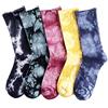 Generisch Calzini da donna colorati in cotone tie-dye, calzini da donna morbidi, calzini sportivi da donna arcobaleno tie dye