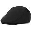 DORRISO Berretto Uomo Baschi Scozzesi Moda Piatto Cotone Basco Newsboy Flat Cappello Viaggio Comodo Vacanza
