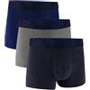 Under Armour Confezione da 3 Boxer da Uomo Tech Performance, Gamba da 8 cm - Traspiranti, assorbono Il Sudore, Morbidi, Comfort Tutto Il Giorno