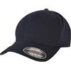 Flexfit Cappello da Baseball con Visiera Curva, Wooly Combed Waterrepellent, Cotton Blend Snapback, Cappello in Stile Hip Hop, Taglia S/M - L/XL