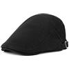 DORRISO Berretto Uomo Baschi Scozzesi Moda Piatto Cotone Basco Newsboy Flat Cappello Viaggio Comodo Vacanza