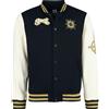 Ghost IV Uomo Giacca in stile College multicolore 60% cotone, 40% poliestere