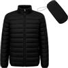 Allthemen Ripiegabile Piumino Leggero Uomo Tinta Unita Giacca Trapuntata Invernale Caldo Cappotti (Include borsa portaoggetti)