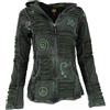 GURU SHOP Guru-Shop Giacca Patchwork Goa Jacket con Cappuccio Boho Cotone Dimensione Giacche e Gilet