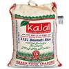 Kajal Riso Basmati Kajal Premium 1 x 10 kg - Riso premium a grani lunghi, aromatico e sfuso, ideale per la tradizione, alta qualità, glutine, vegano, ricco di sostanze nutritive