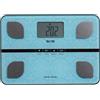 Tanita BC-732 bilancia intelligente per peso corporeo e grasso - Bilancia pesapersone digitale con design compatto in vetro, bilancia multiutente con display LCD, azzurro chiaro con motivo paisley