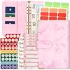 Retoo Budget Planner A6 con raccoglitore ad anelli e chiusura magnetica - Organizer per soldi e libro per la casa per risparmiare, metodo di busta e contanti, rosa