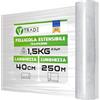 V1 TRADE Pellicola Estensibile - Rotolo 250 m x 40 cm - Trasparente 23 μm | Pellicola estensibile resistente per proteggere mobili, pacchi e pallet durante imballaggio, trasloco e stoccaggio.