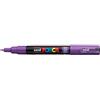 Uni Posca Marcatore a tempera POSCA Uni-Ball punta tonda 0,7 mm viola M PC1M VI