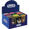 Favorit Astuccio 3 zip Favorit Animal World - 12 pastelli + 18 pennarelli - colori assortiti - 400194680