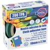 Eurocel Nastro adesivo telato Eurocel formato 19 mm x 2,7 m - colore verde 016314194