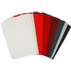 creativ company Fogli di feltro formato 20x30 cm - spess. 1,5 mm Creativ Company - 180-200 g/m² - conf. da 24 ff colori natalizi -