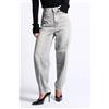 Dondup Jeans Bessie Loose Grigio delave' Donna