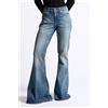 Dondup Jeans Kjaren Superskinny Zampa Denim medio Donna
