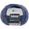 Tedeman Punto Mohair - Gomitolo di lana con 70% acrilico, 10% mohair, 10% lana, 10% poliestere, spessore ferri 5,5-6 mm, 50 g/100 m, soffice filato per uncinetto e lavori a maglia, Oeko-Tex (Denim