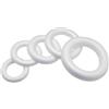 GLOREX Anello in polistirolo Bianco, 20 x 20 x 3 cm