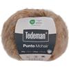 Tedeman Punto Mohair - Gomitolo di lana con 70% acrilico, 10% mohair, 10% lana, 10% poliestere, spessore ferri 5,5-6 mm, 50 g/100 m, soffice filato per uncinetto e lavori a maglia, Oeko-Tex (cammello