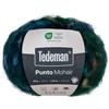 Tedeman Punto Mohair - Gomitolo di lana con 70% acrilico, 10% mohair, 10% lana, 10% poliestere, spessore ferri 5,5-6 mm, 50 g/100 m, soffice filato per uncinetto e lavori a maglia, Oeko-Tex (verde